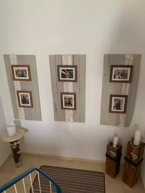 Bilderwand in Shabby-Chic Optik Bilderwand in Shabby-Chic Optik